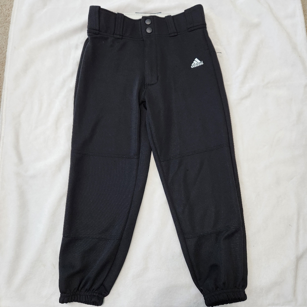 Adidas Black Baseball Teeball Softball Uniform Pants